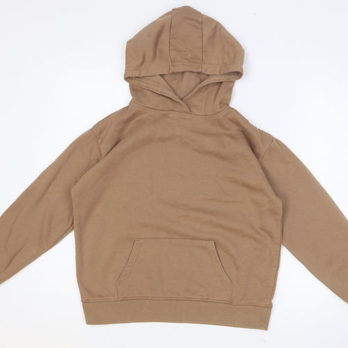 Primark Womens Brown Cotton Pullover Hoodie Size XS Pullover