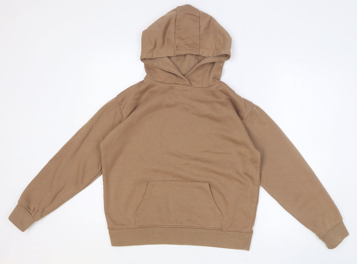 Primark Womens Brown Cotton Pullover Hoodie Size XS Pullover