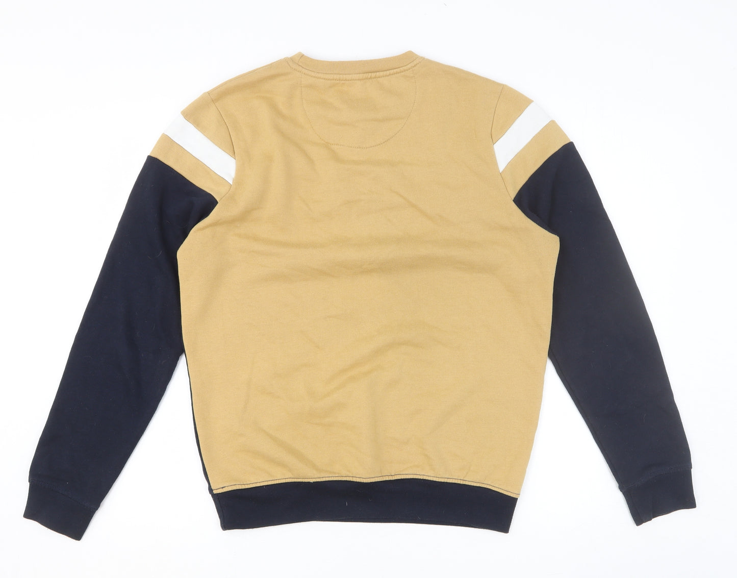 Fluid Mens Multicoloured Cotton Pullover Sweatshirt Size S