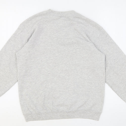 Disney Girls Grey Cotton Pullover Sweatshirt Size S Pullover