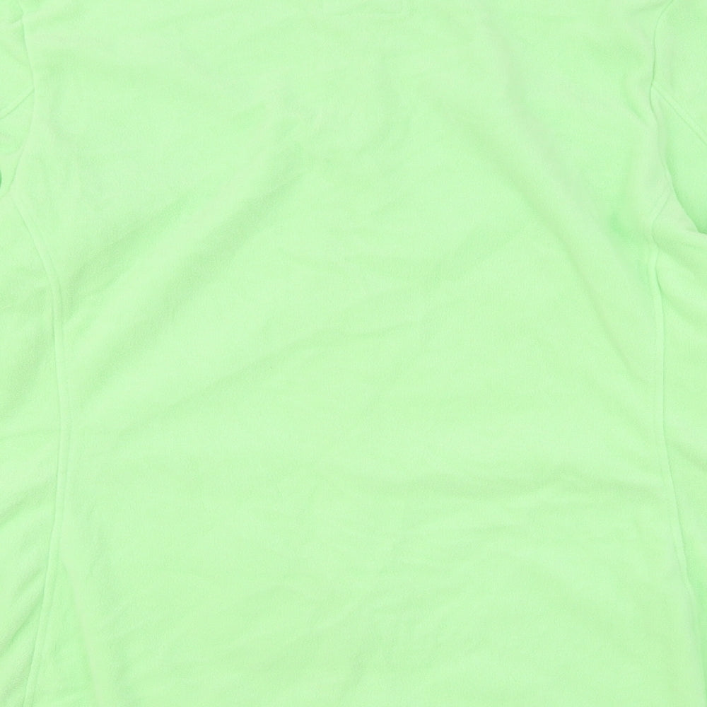 Goodmove Womens Green Polyester Full Zip Sweatshirt Size 16 Zip