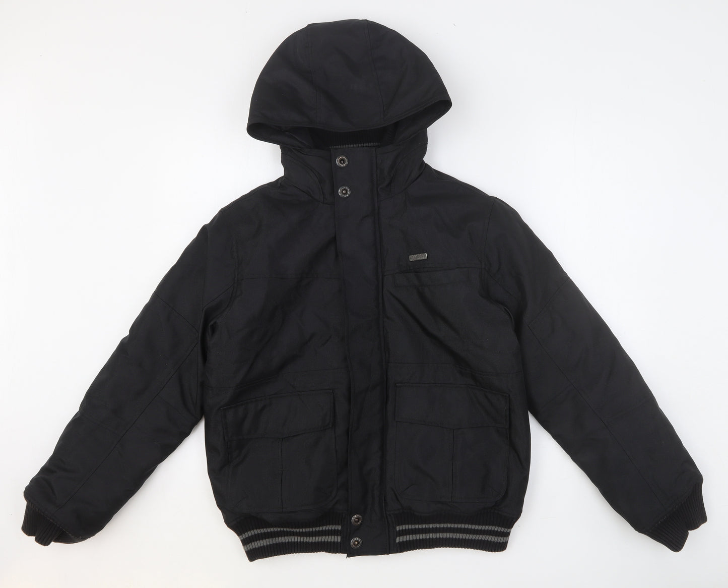 NEXT Boys Black Bomber Jacket Jacket Size 14 Years