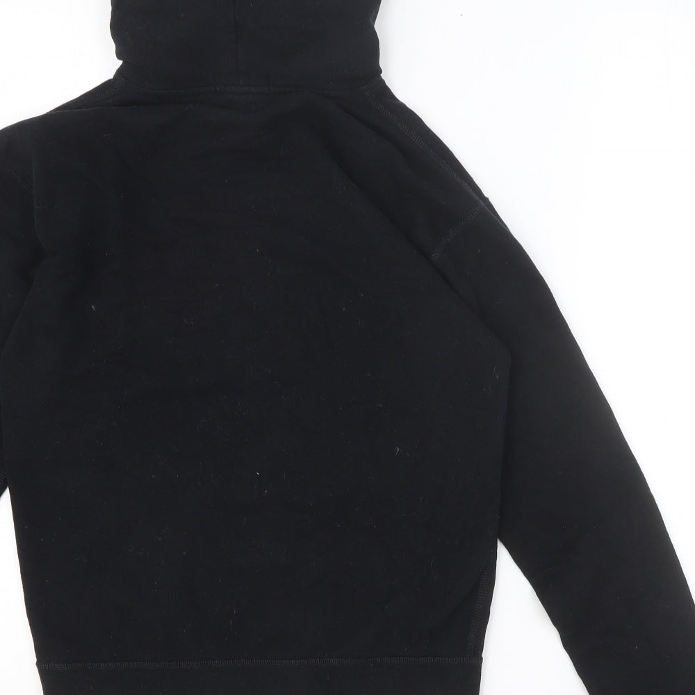 Ralph Lauren Mens Black Cotton Pullover Hoodie Size XS