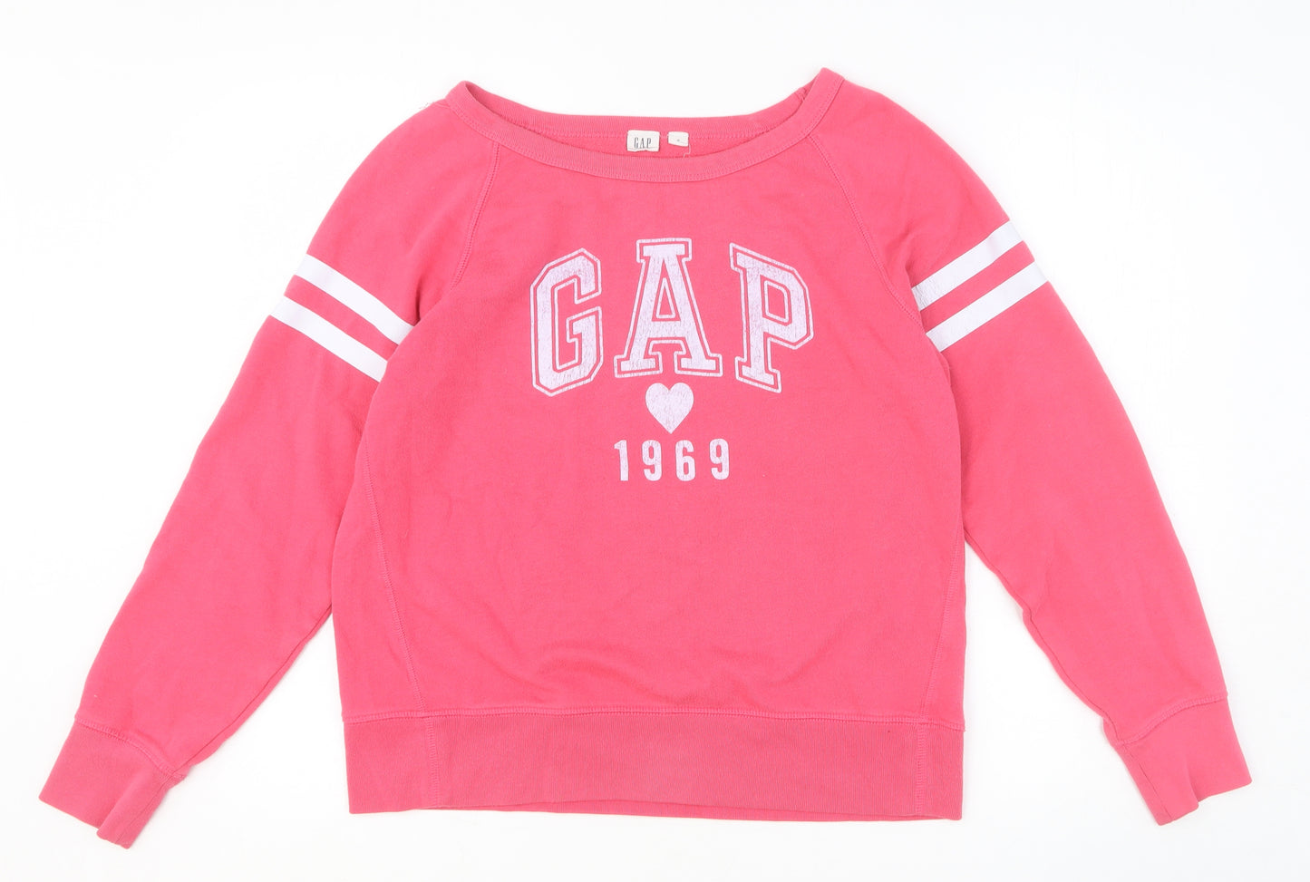 Gap Womens Pink Cotton Pullover Sweatshirt Size M Pullover