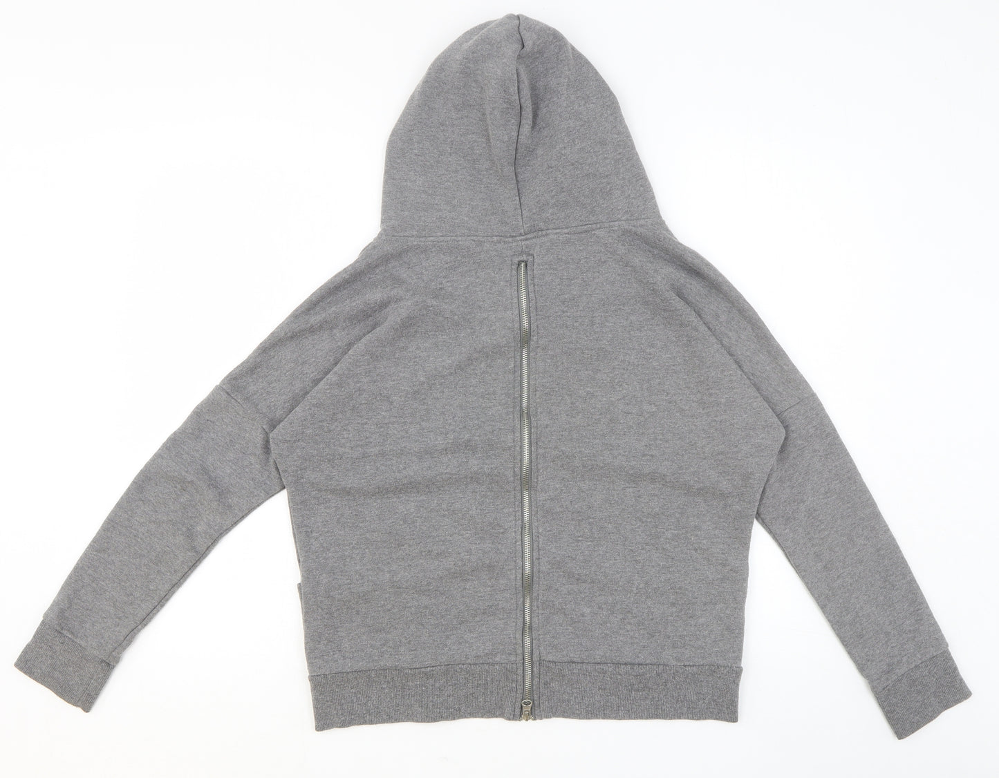 Noisy may Mens Grey Cotton Pullover Hoodie Size XS