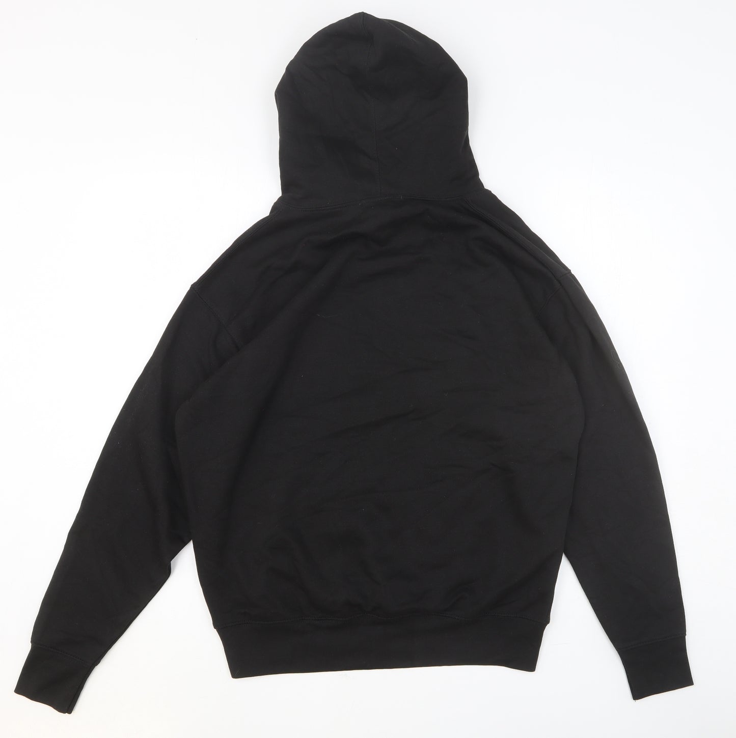 In the Style Womens Black Cotton Pullover Hoodie Size 14 Pullover - Size 14-16