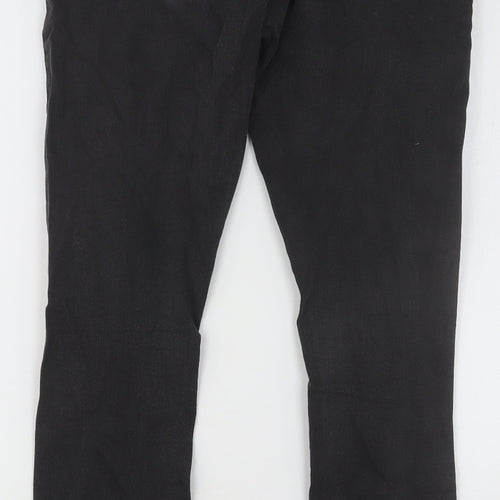 Primark Womens Black Cotton Skinny Jeans Size 32 in Regular Button