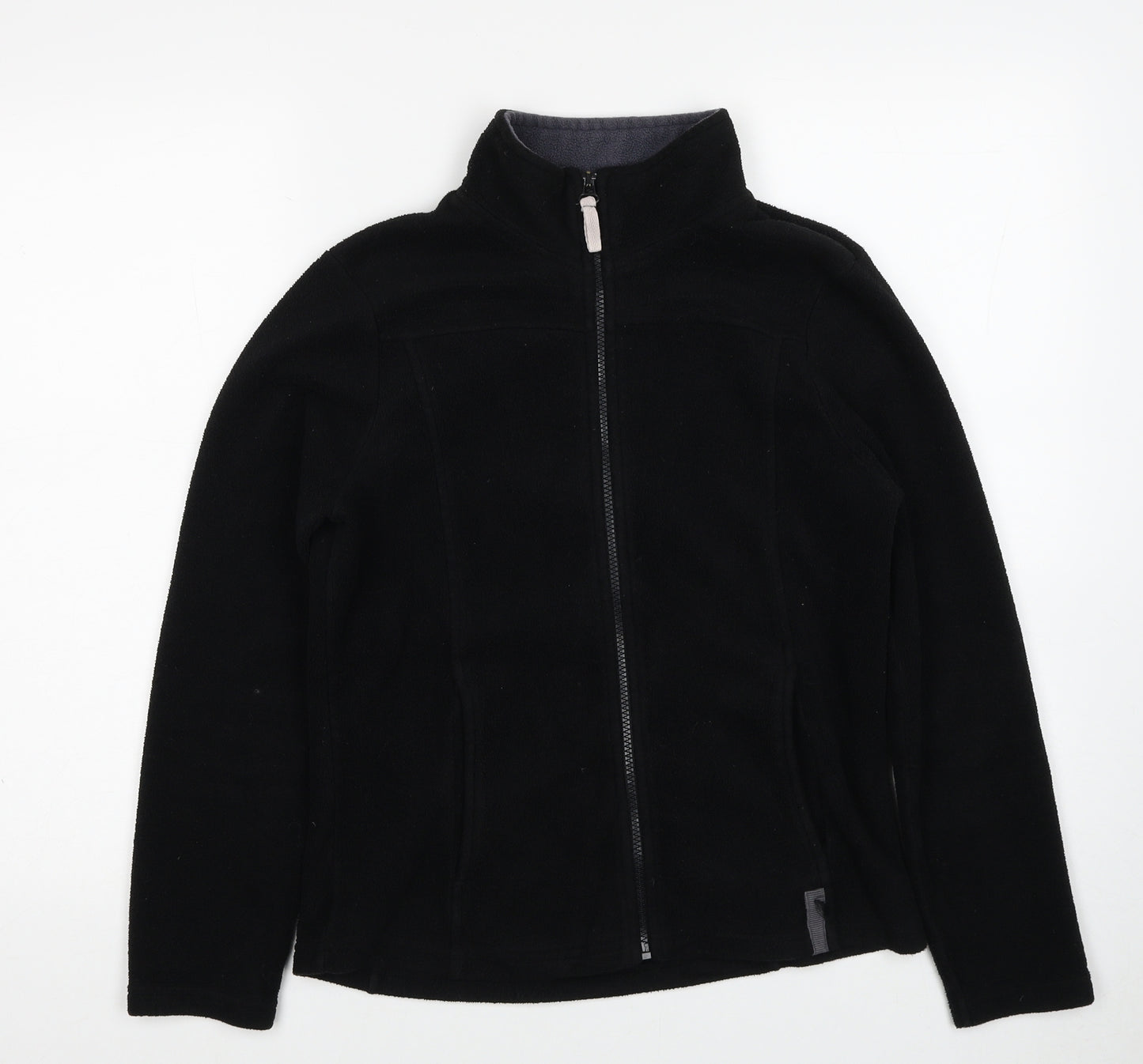 M&Co Womens Black Jacket Size M Zip
