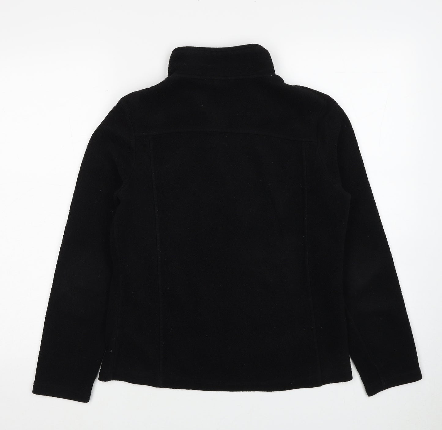 M&Co Womens Black Jacket Size M Zip