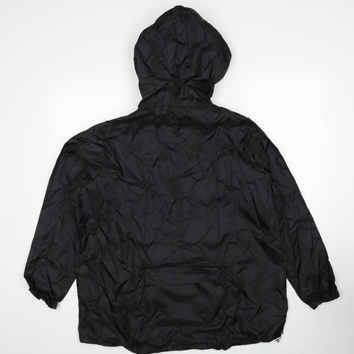 Matalan Womens Black Anorak Jacket Size L