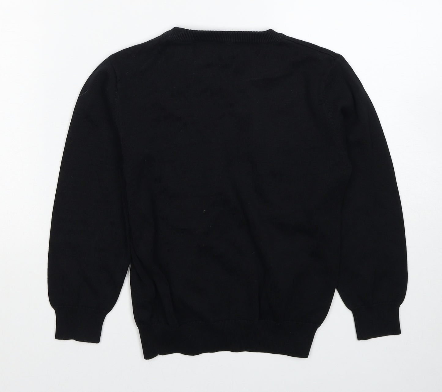 George Boys Black Cotton Pullover Sweatshirt Size 6-7 Years Pullover - The Grinch Merry Christmas