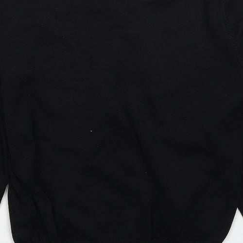 George Boys Black Cotton Pullover Sweatshirt Size 6-7 Years Pullover - The Grinch Merry Christmas