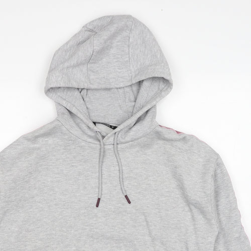 Dunnes Stores Womens Grey Cotton Pullover Hoodie Size M Pullover