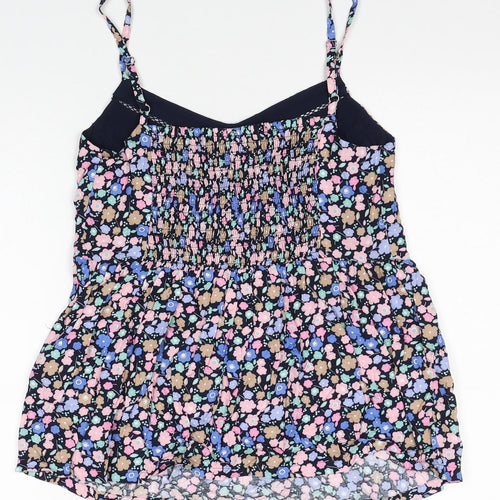 Marks and Spencer Womens Multicoloured Floral Viscose Camisole Blouse Size 6 V-Neck
