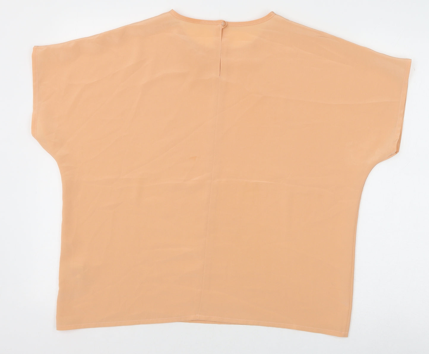 St Bernard Womens Pink Polyester Basic T-Shirt Size 16 Round Neck