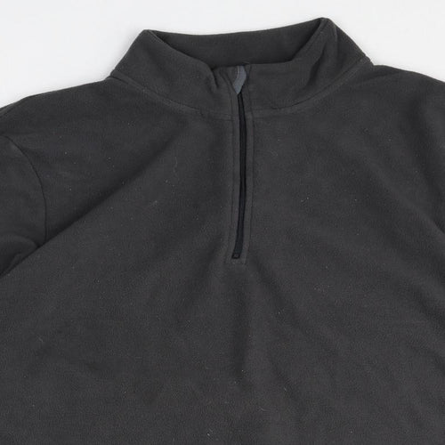 Avenue Mens Grey Polyester Pullover Sweatshirt Size L
