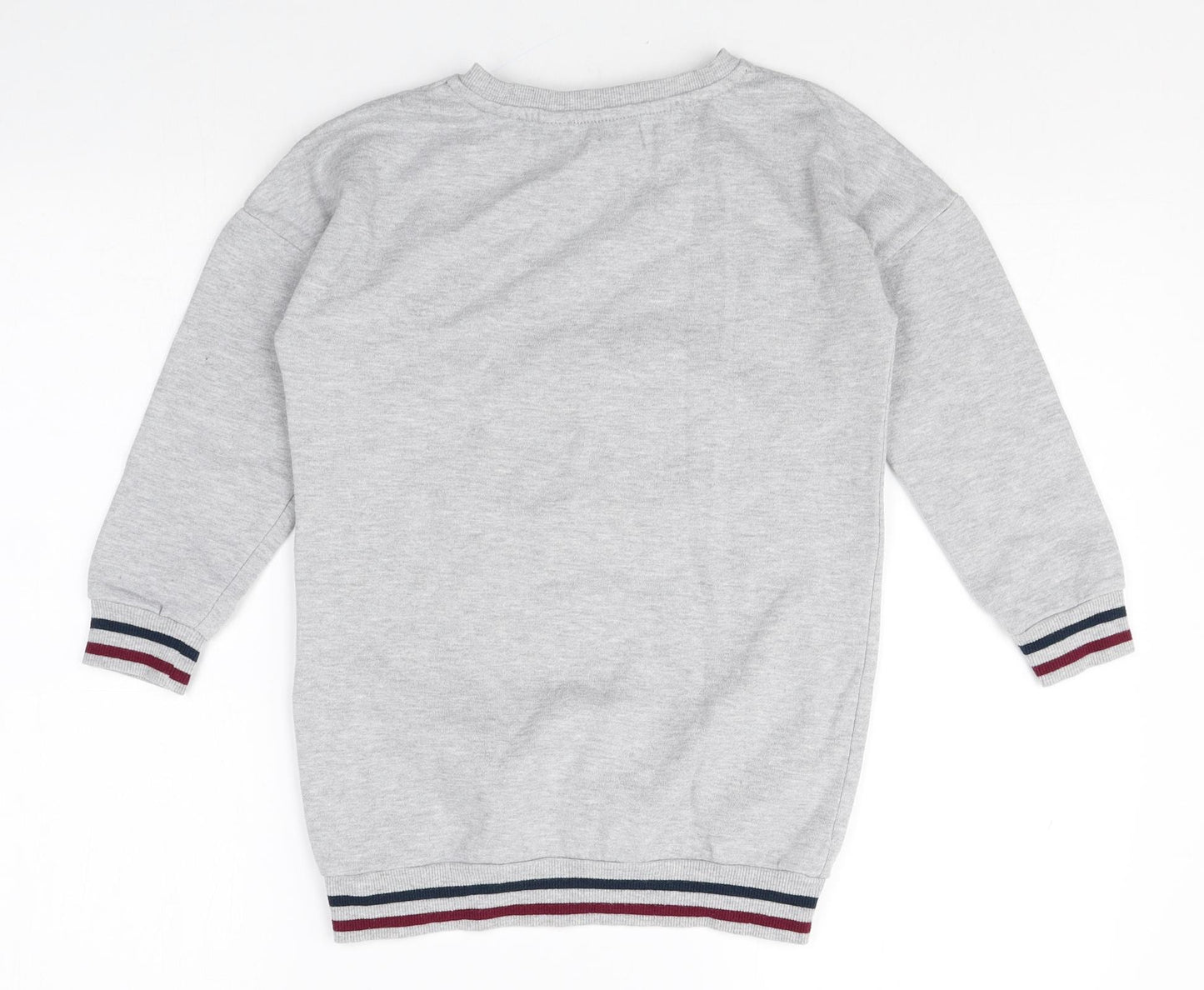 Harry Potter Girls Grey Cotton Pullover Sweatshirt Size 9-10 Years Pullover - Harry Potter 07