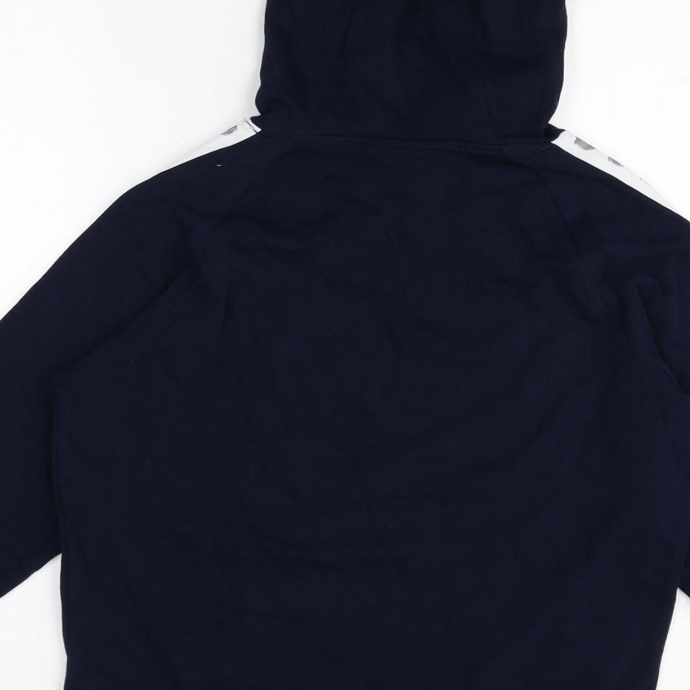 883 Police Womens Blue 100% Cotton Pullover Hoodie Size M Pullover