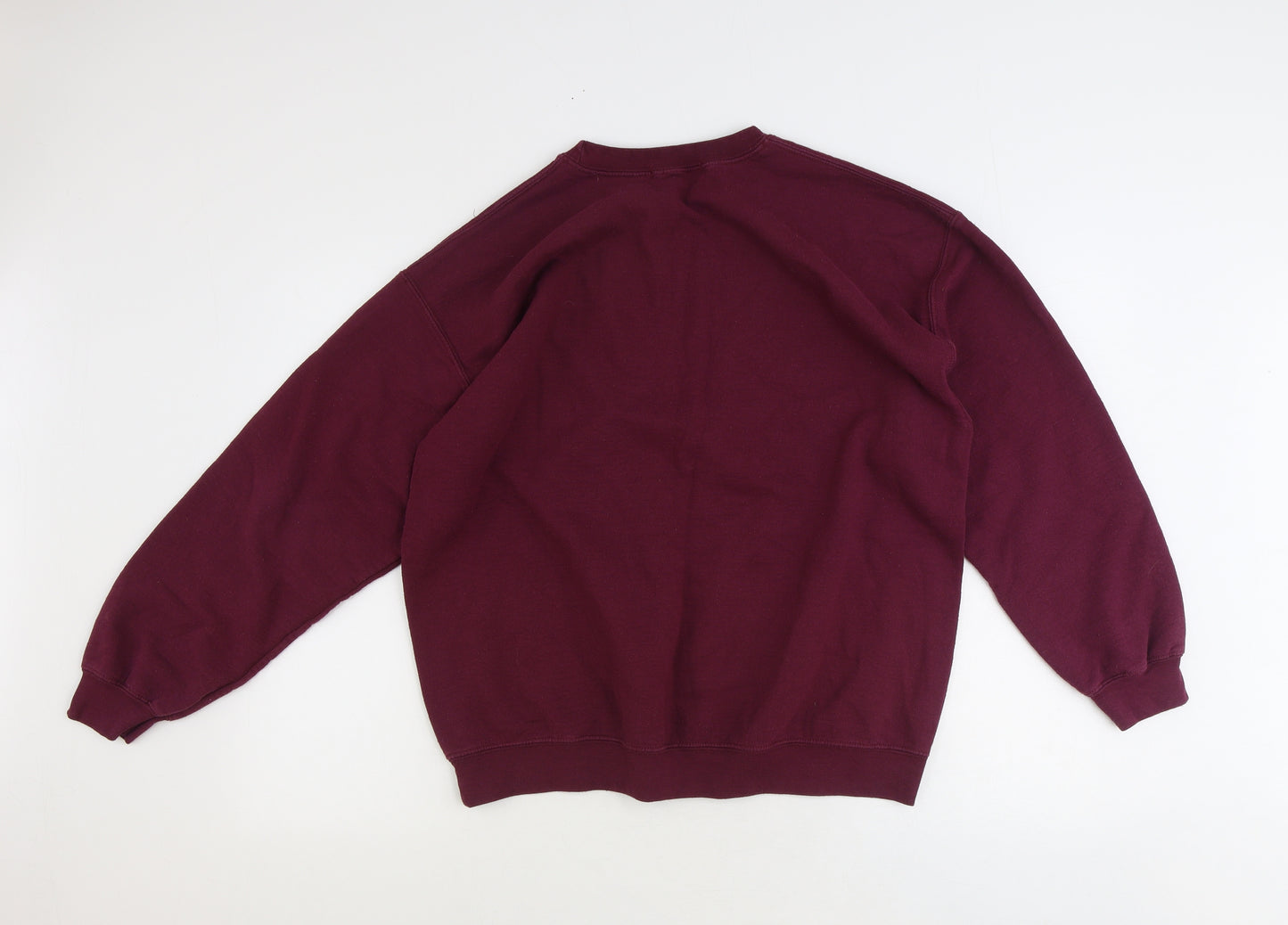 In the Style Womens Red Polyester Pullover Sweatshirt Size 14 Pullover
