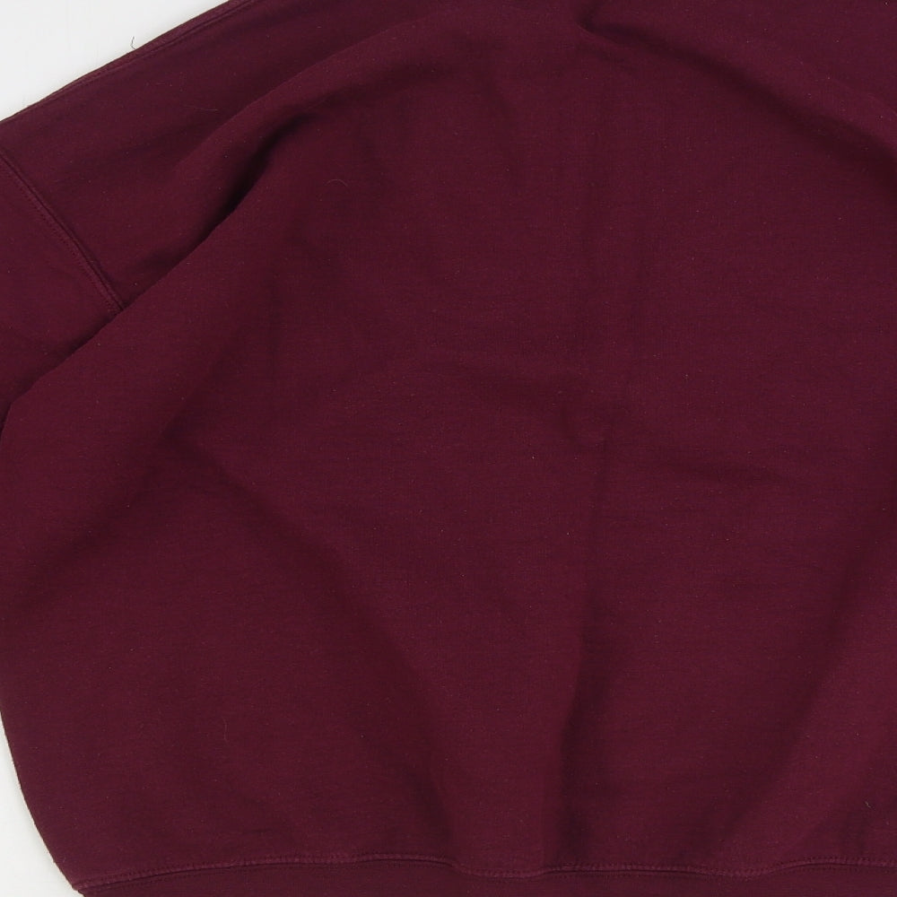 In the Style Womens Red Polyester Pullover Sweatshirt Size 14 Pullover
