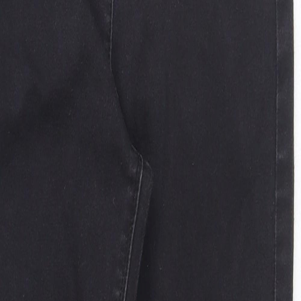 Candy Couture Girls Black Cotton Skinny Jeans Size 11 Years Regular Zip