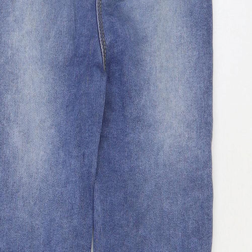 George Girls Blue Cotton Jegging Jeans Size 8-9 Years Regular Pullover