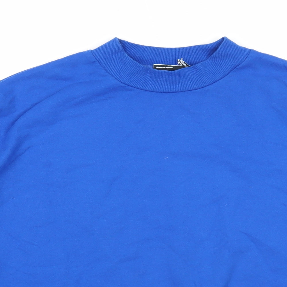 ASOS Womens Blue Polyester Pullover Sweatshirt Size 12 Pullover