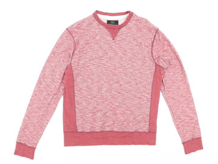 Farrell Mens Red Cotton Pullover Sweatshirt Size M