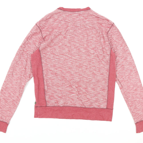 Farrell Mens Red Cotton Pullover Sweatshirt Size M