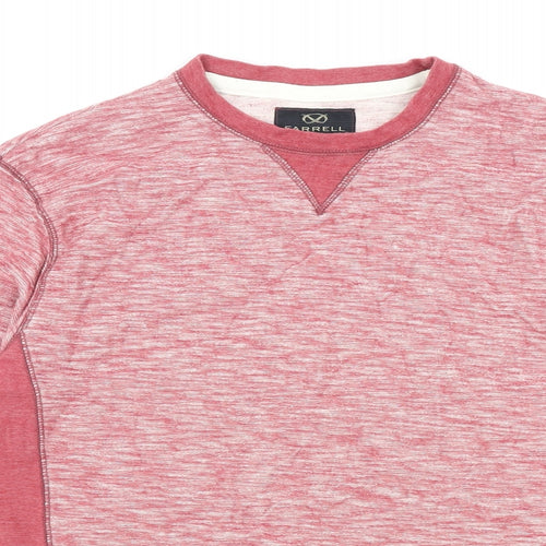 Farrell Mens Red Cotton Pullover Sweatshirt Size M