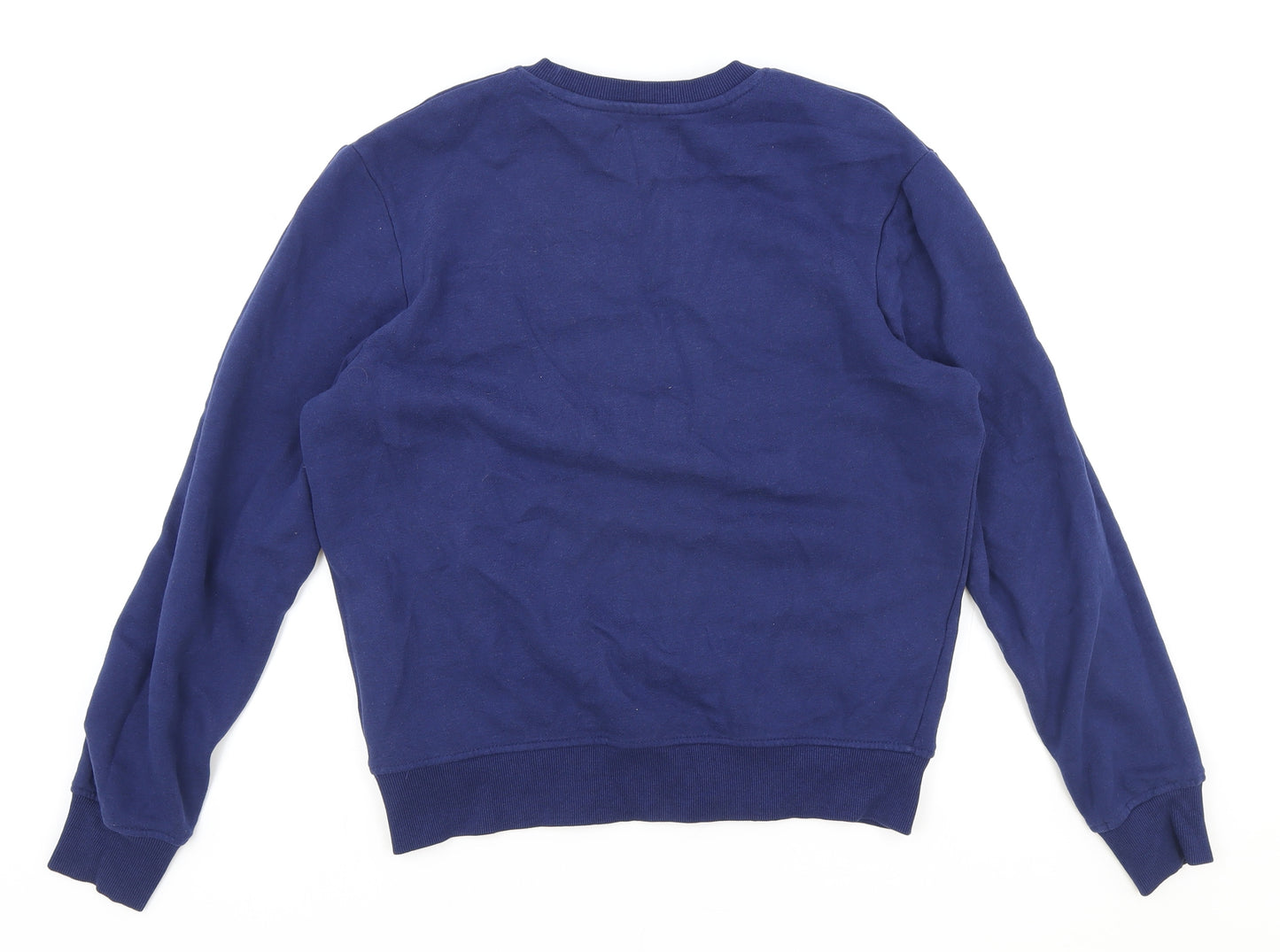 Springfield Mens Blue Cotton Pullover Sweatshirt Size M - Boston Street Academy