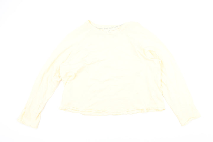 Marks and Spencer Womens Orange Cotton Pullover Sweatshirt Size 18 Pullover