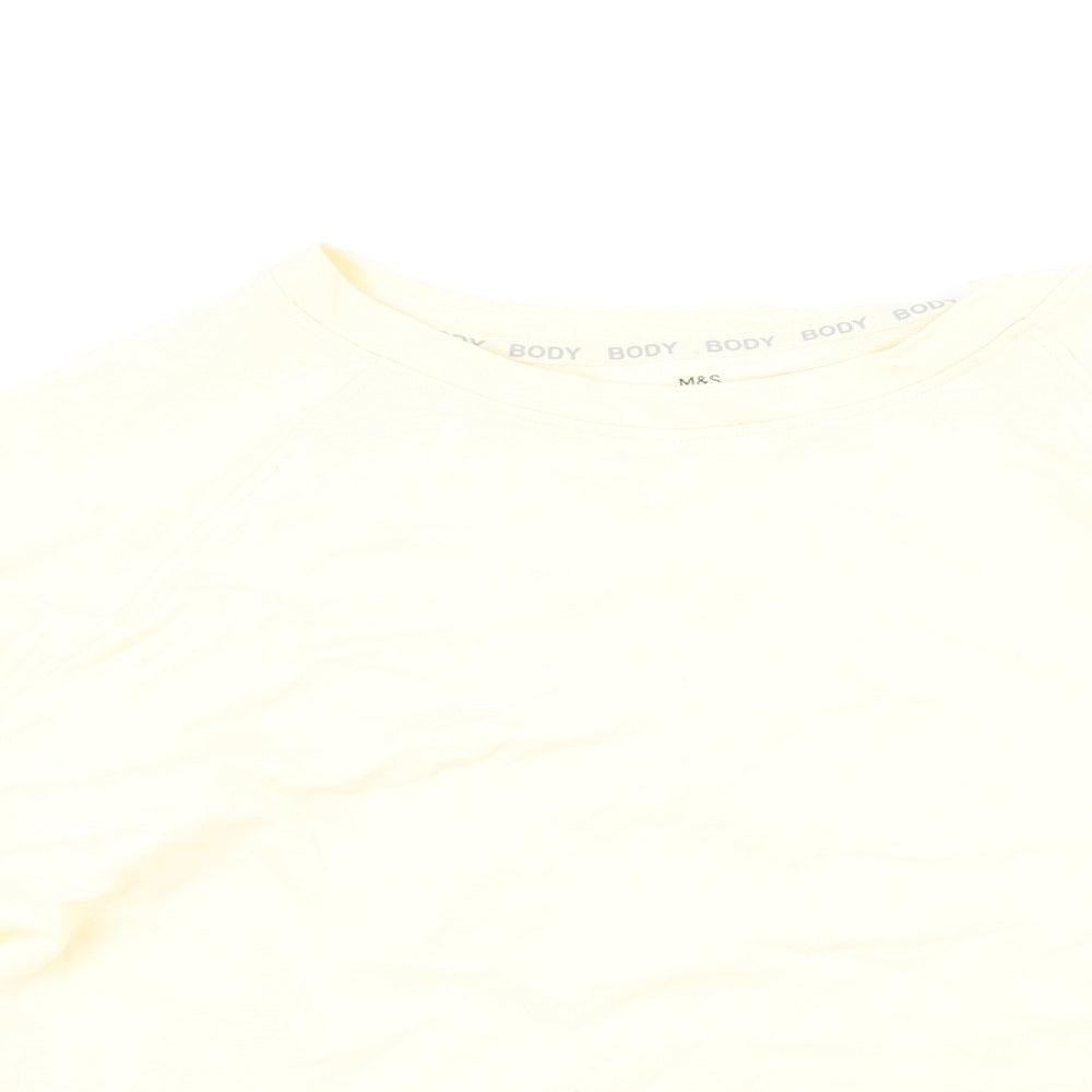 Marks and Spencer Womens Orange Cotton Pullover Sweatshirt Size 18 Pullover