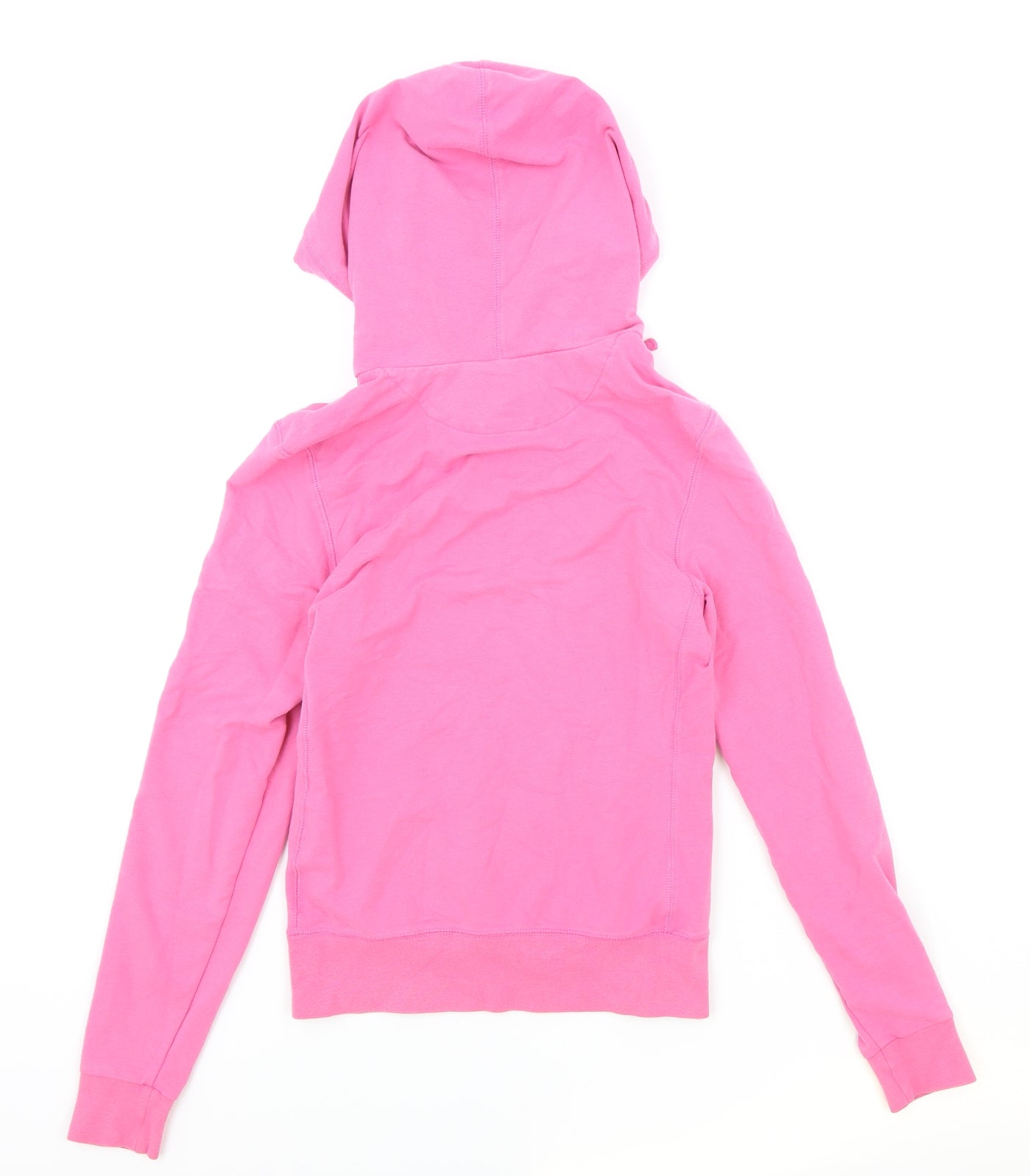 Nike Womens Pink Cotton Pullover Hoodie Size XS Pullover