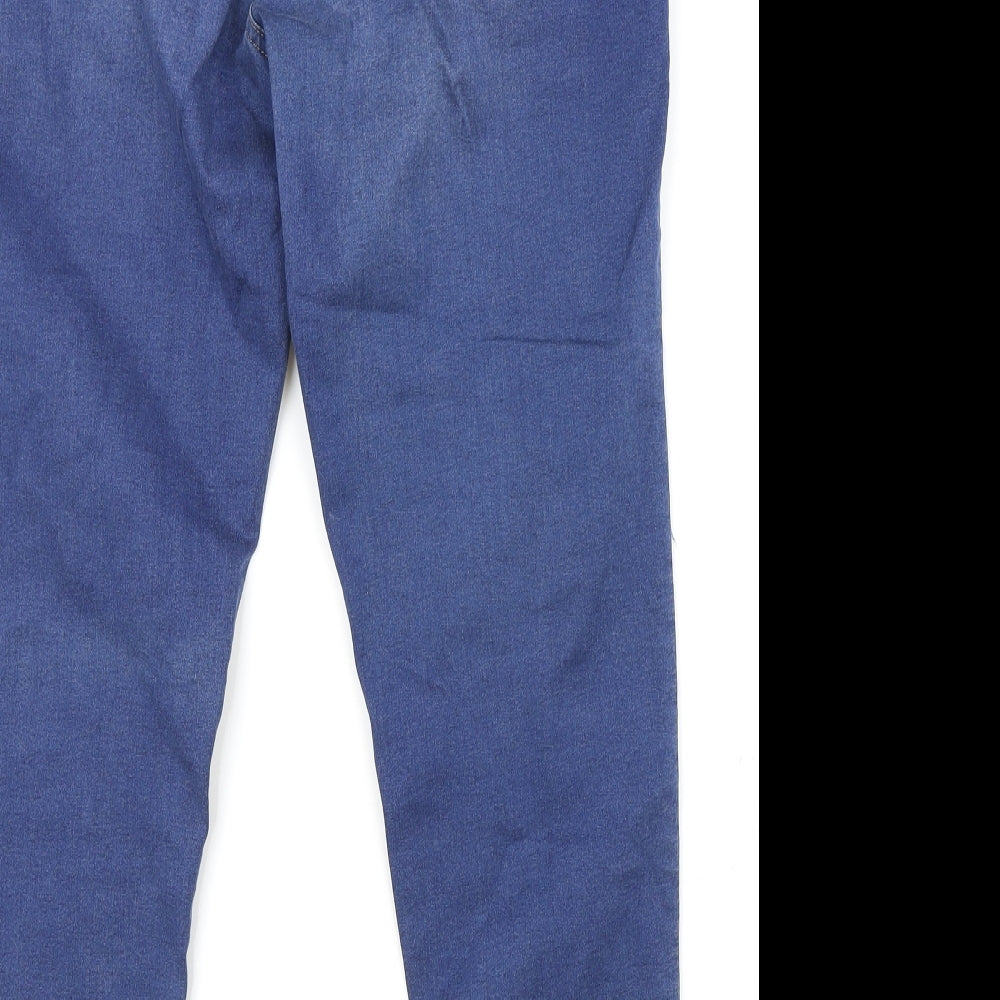 Marks and Spencer Womens Blue Cotton Jegging Jeans Size 18 Regular