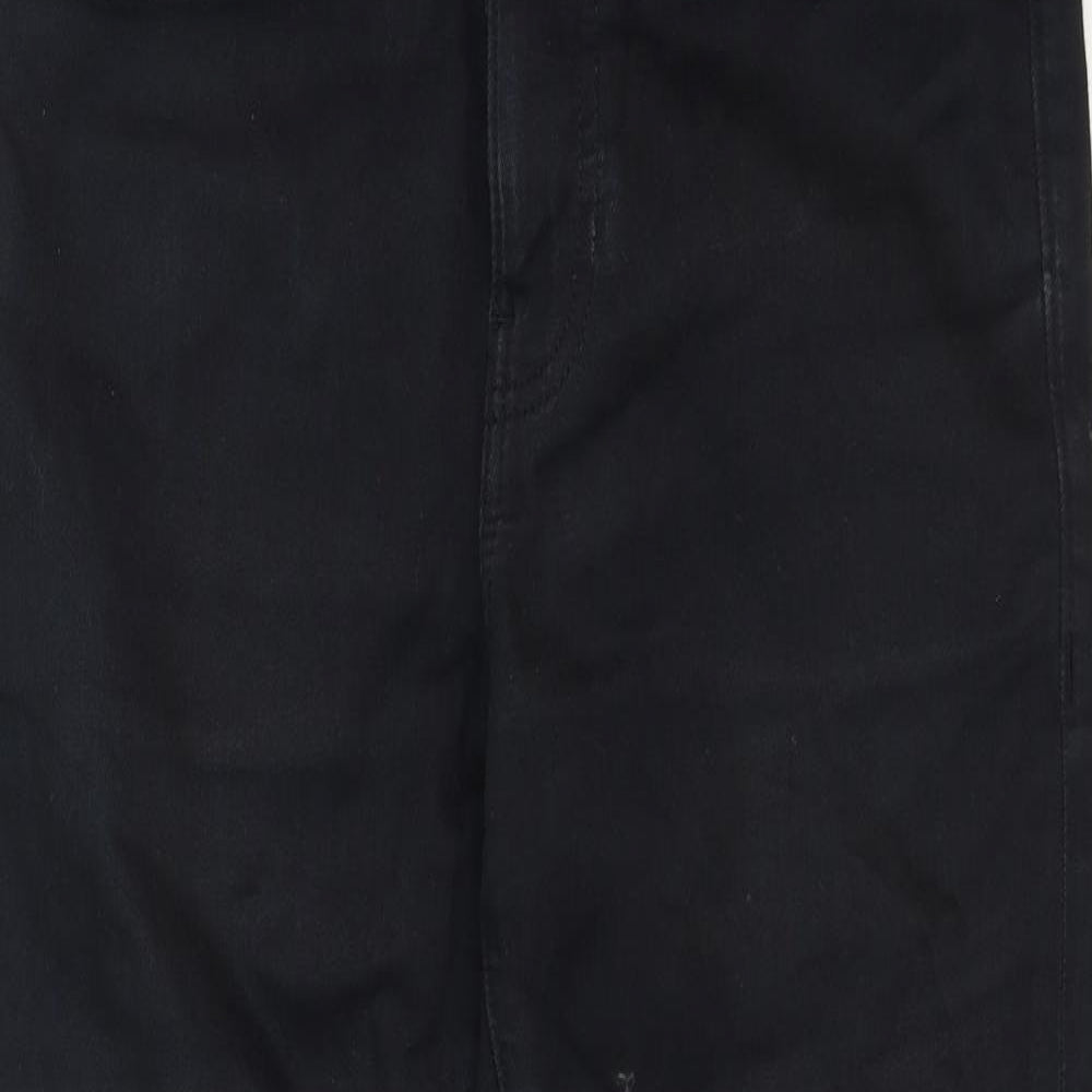 Amazon Mens Black Cotton Straight Jeans Size 36 in Regular Zip