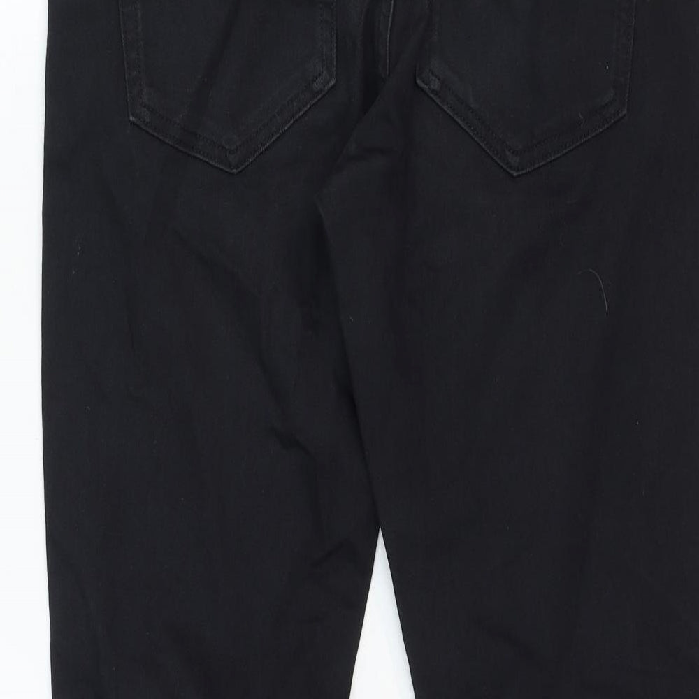 Amazon Mens Black Cotton Straight Jeans Size 36 in Regular Zip