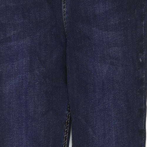 Very Womens Blue Cotton Skinny Jeans Size 36 in Regular Zip