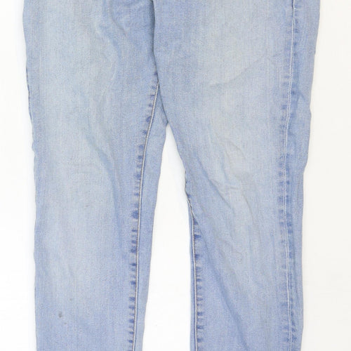 Skinny & Denim Mens Blue Cotton Skinny Jeans Size 32 in Regular Zip