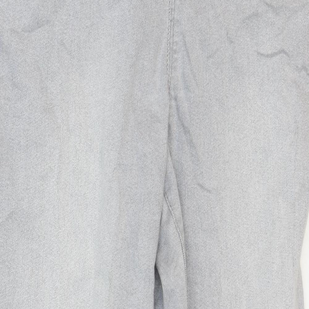PEP&CO Womens Grey Cotton Jegging Jeans Size 12 Regular