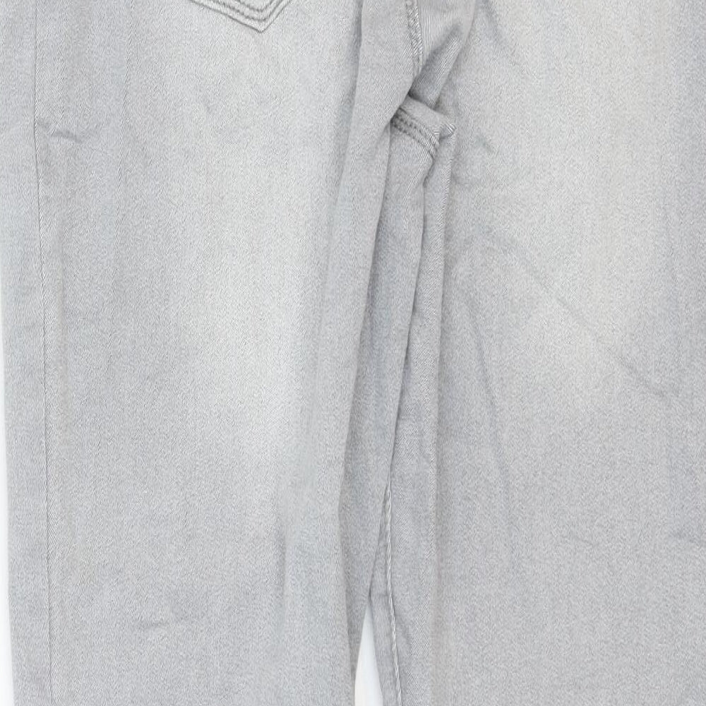 PEP&CO Womens Grey Cotton Jegging Jeans Size 12 Regular