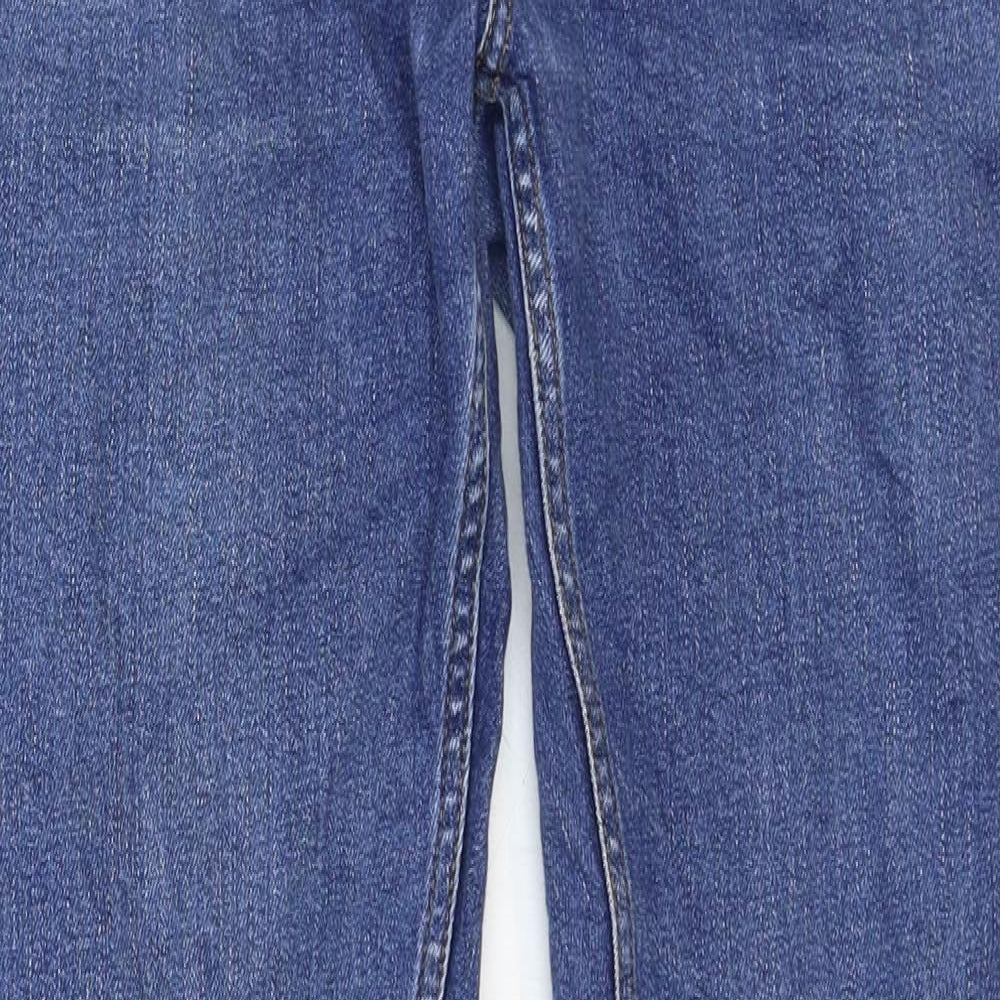 Jack Wills Mens Blue Cotton Skinny Jeans Size 32 in Regular Zip
