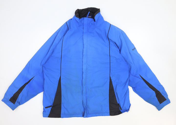 Kartel Mens Blue Jacket Size XL Zip