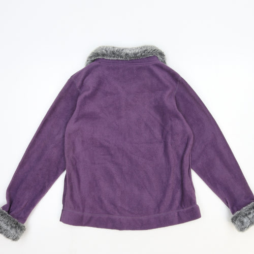 Edition Womens Purple Jacket Size M Zip