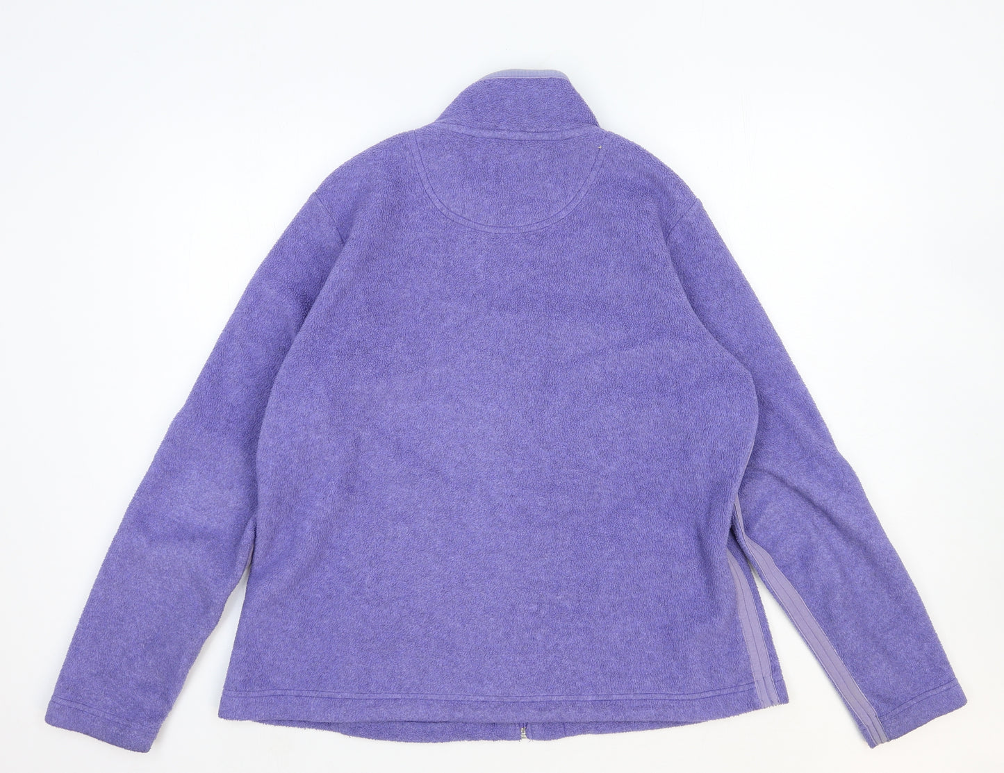 Maine Womens Purple Jacket Size 16 Zip