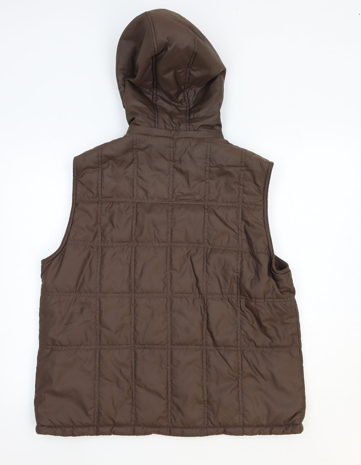 Klass Womens Brown Gilet Jacket Size 14 Zip