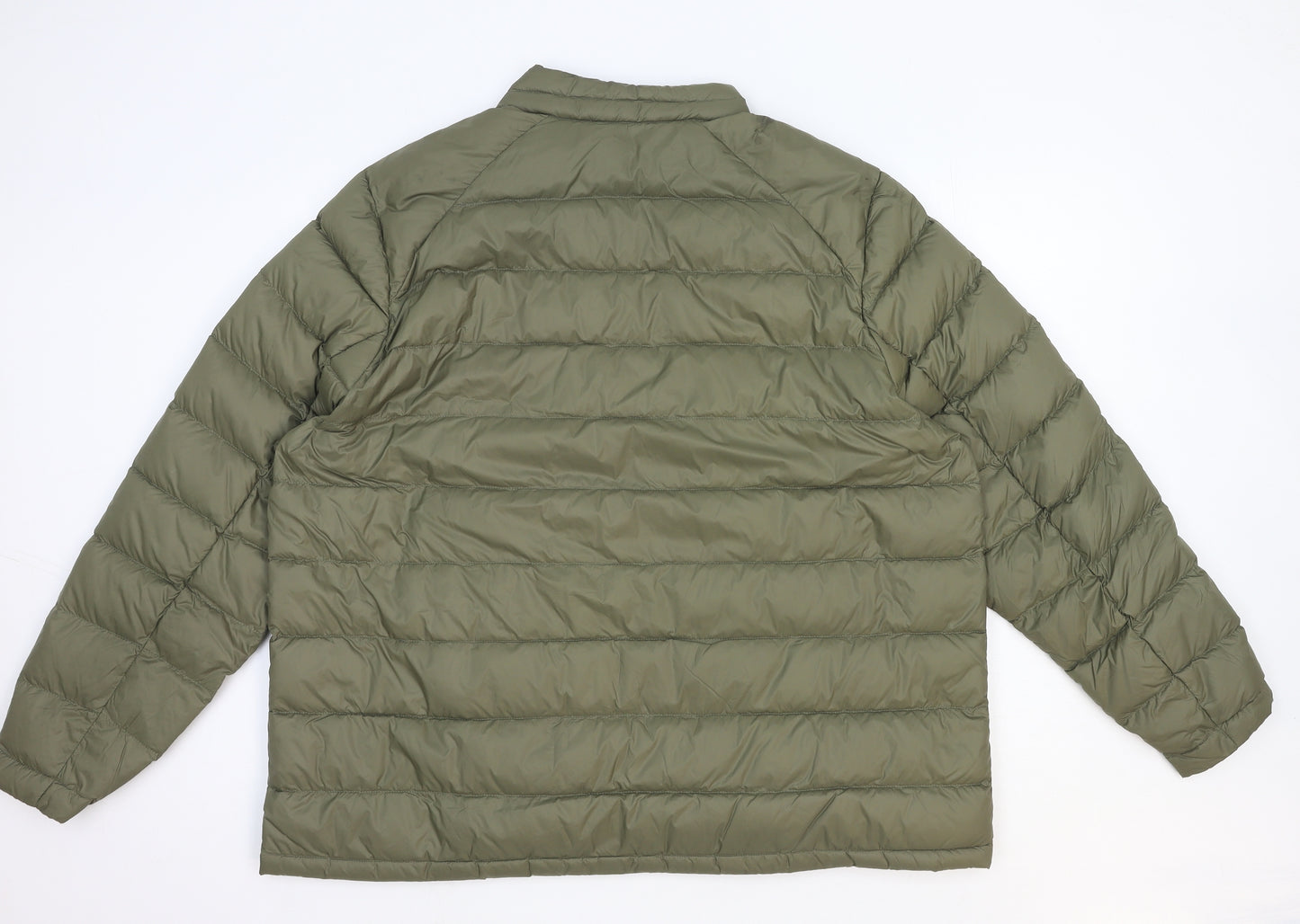 Marks and Spencer Womens Green Quilted Jacket Size 4XL Zip
