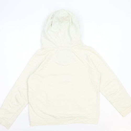 Between the flags Womens White Cotton Pullover Hoodie Size 10 Pullover - SLSA