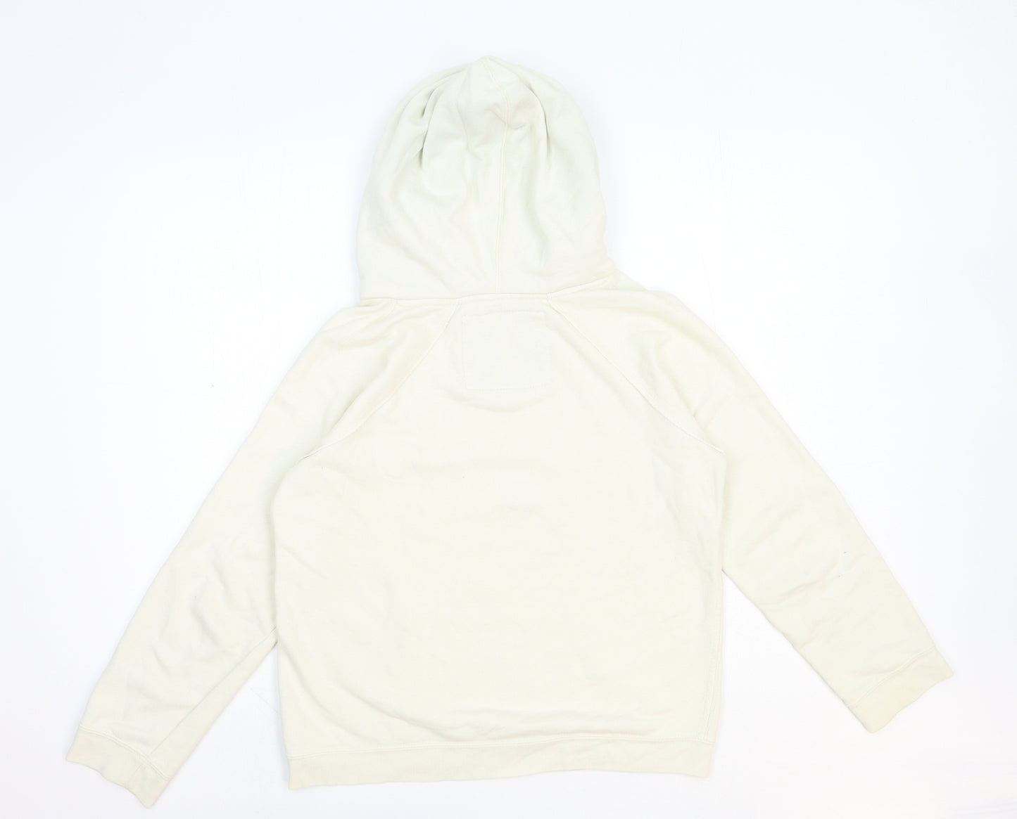 Between the flags Womens White Cotton Pullover Hoodie Size 10 Pullover - SLSA