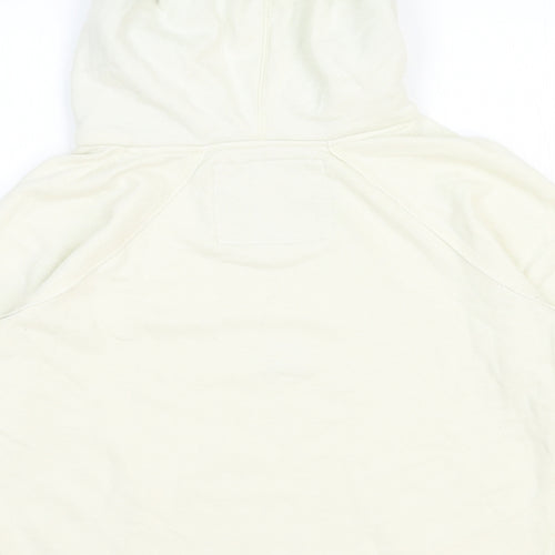 Between the flags Womens White Cotton Pullover Hoodie Size 10 Pullover - SLSA